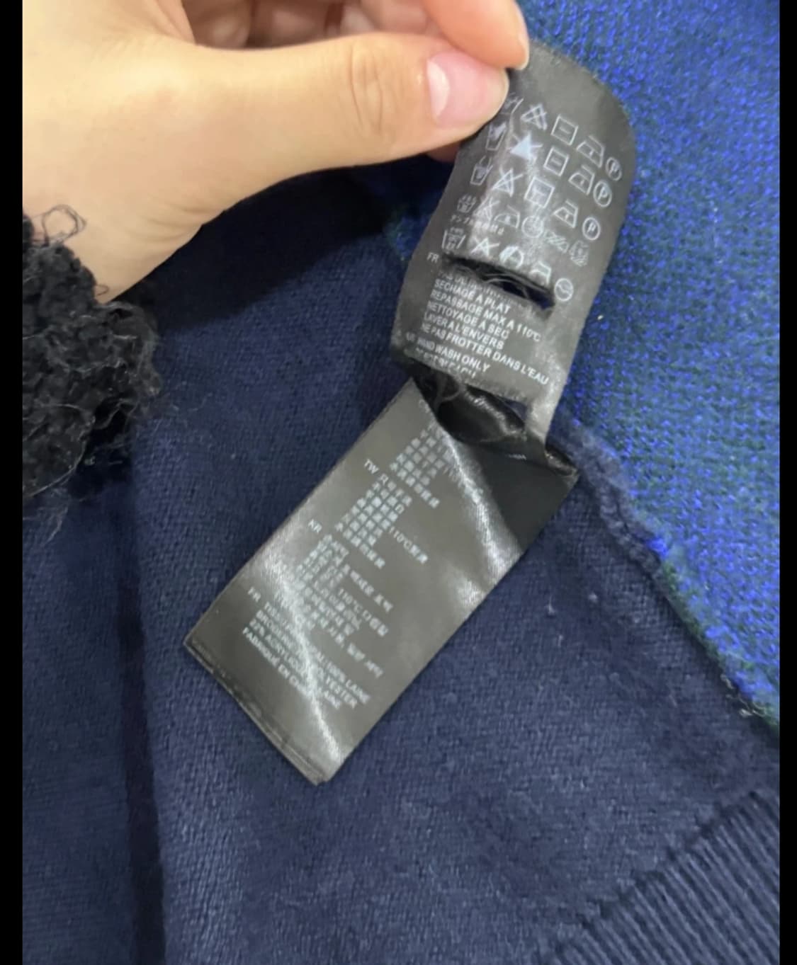 산드로 Sandro 아가일 가디건 ~FREE 상품이미지7