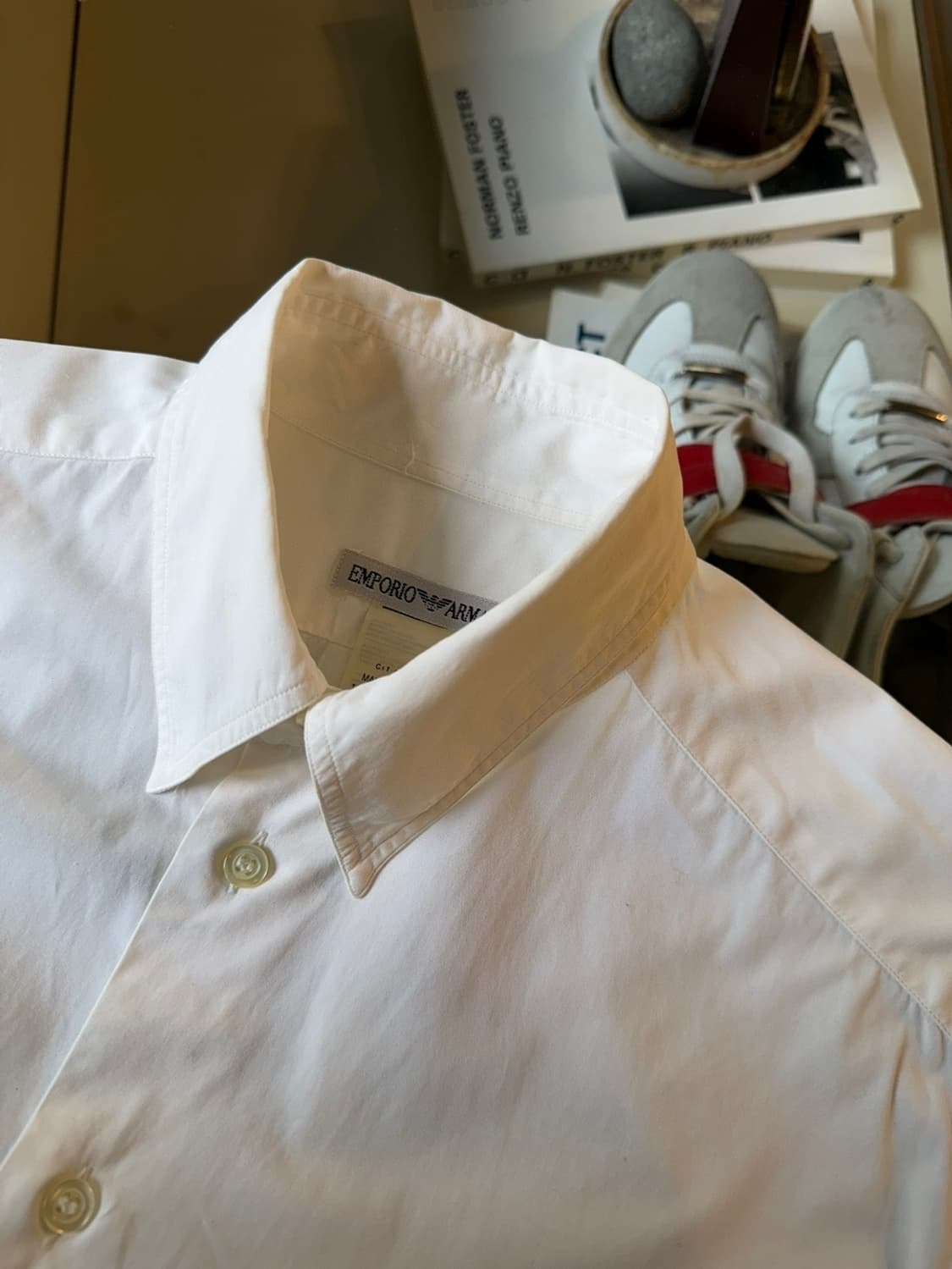 엠포리오 아르마니 버튼다운 셔츠 100 상품이미지8