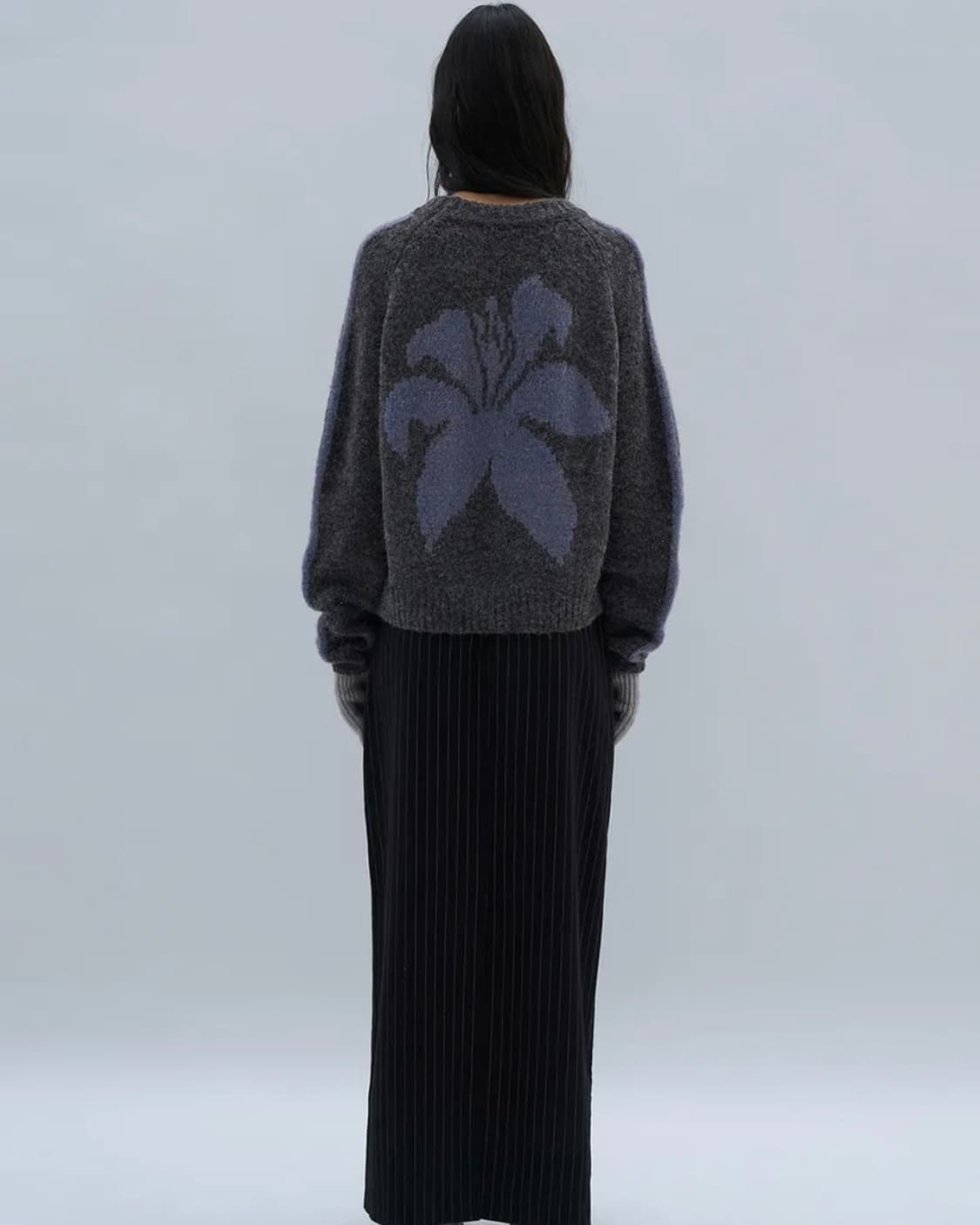 파르티멘토우먼 / 릴리 부클 니트 스웨터 _ 차콜 상품이미지2