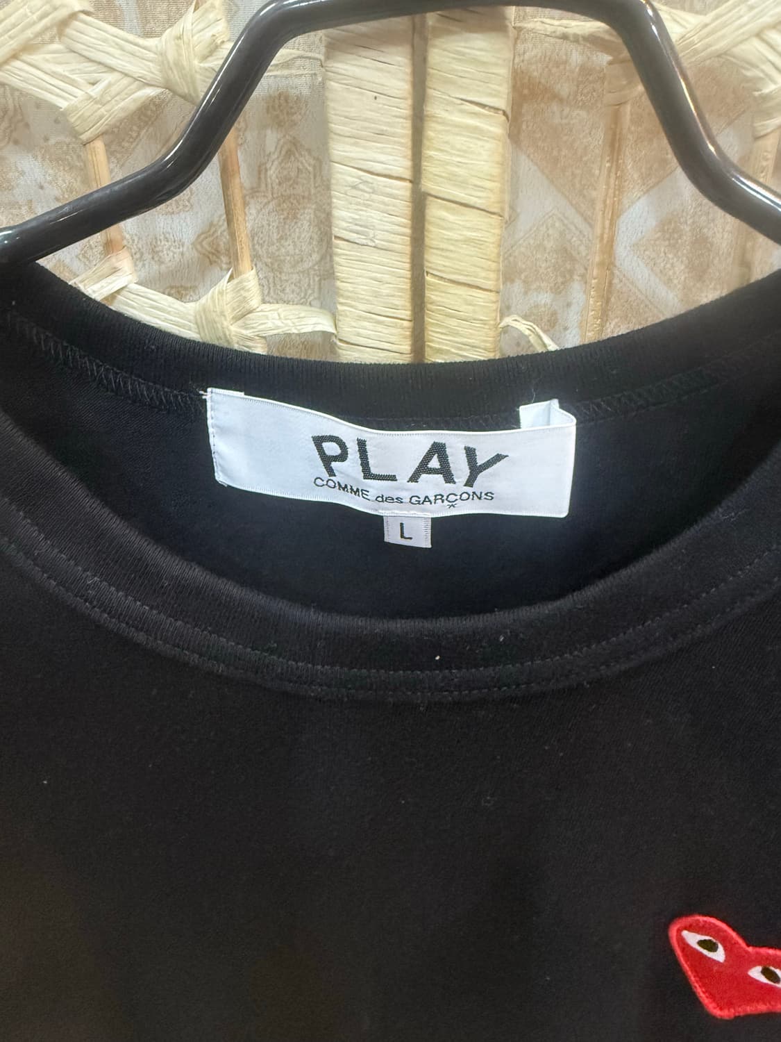 100/25ss 정품 꼼데가르송 반팔 팝니다 상품이미지2