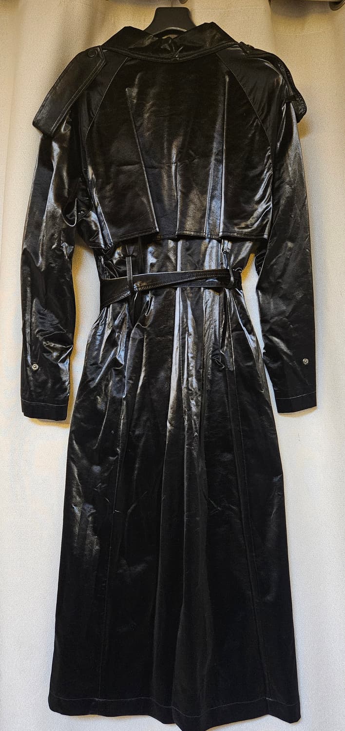 JULL-LOG 유광블랙 트렌치 코트(새상품) 상품이미지2