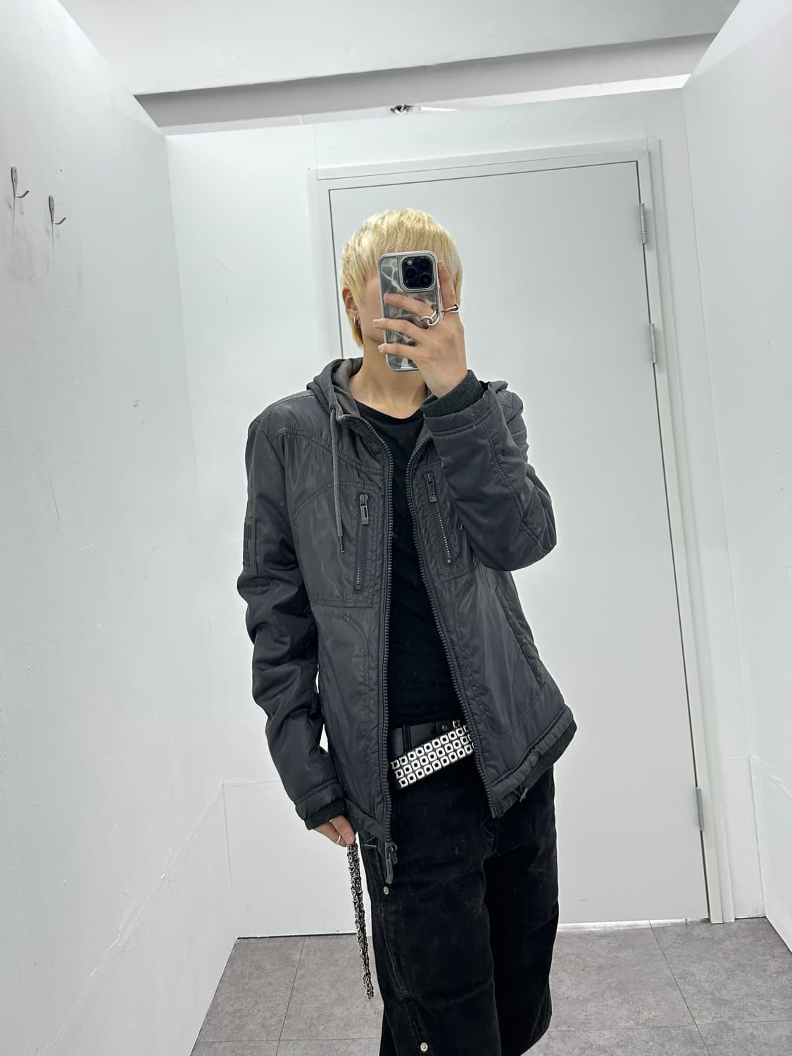 Buckaroo metallic hood jacket 상품이미지4