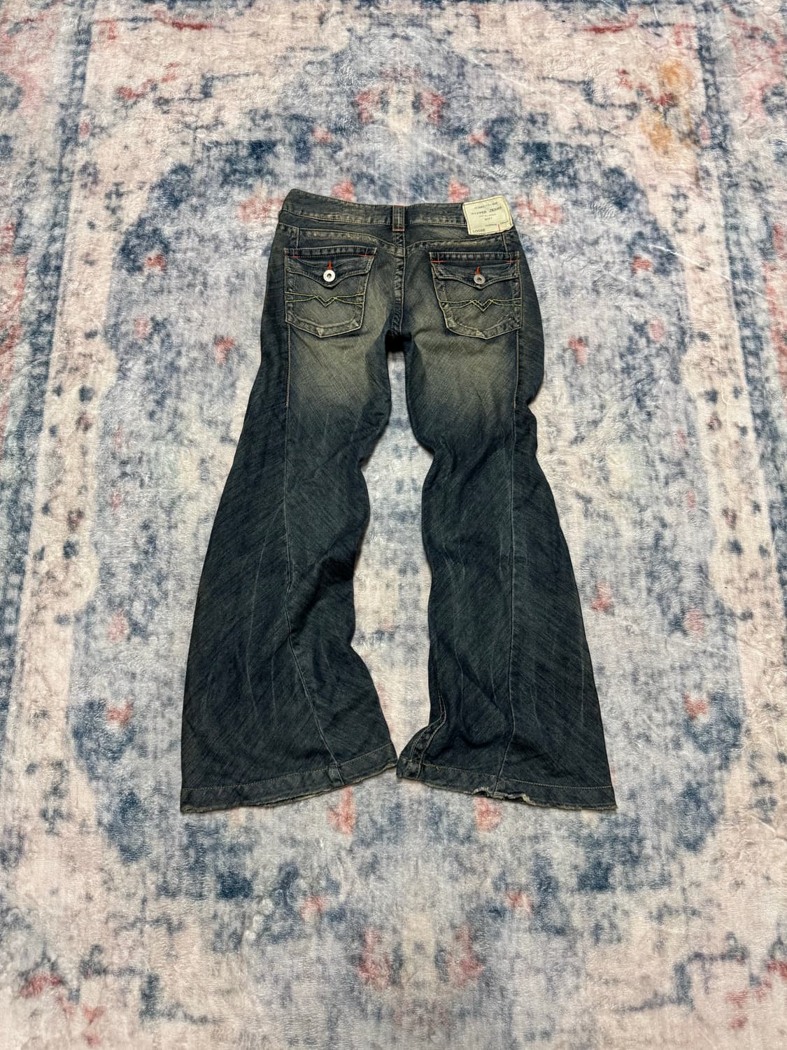Nipper jeans wide bell bottom washing de 상품이미지7