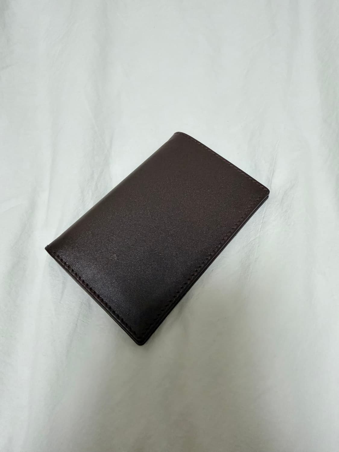 꼼데가르송 브라운 가죽 카드지갑 상품이미지3