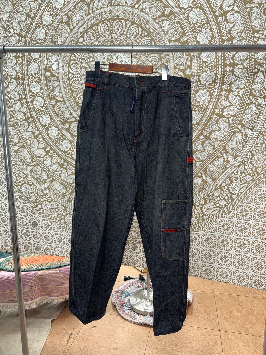 willie x esco카펜터 흑청 데님팬츠 상품이미지3