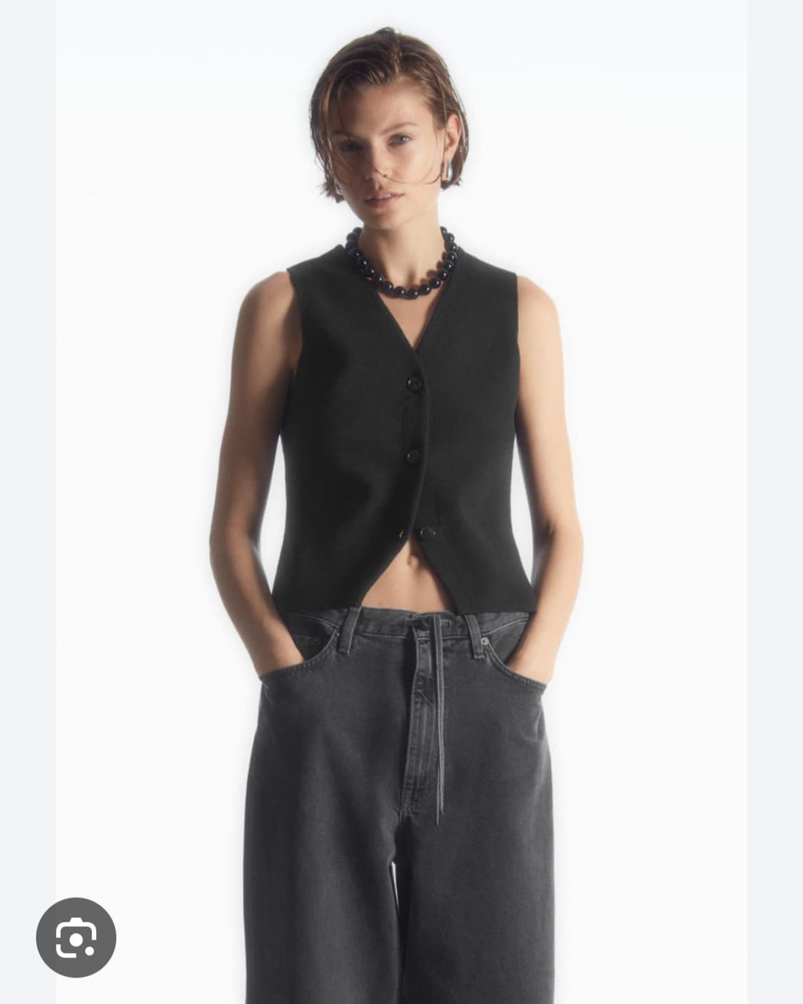 코스 COS 니트베스트 웨이스트코트 조끼 M 상품이미지1