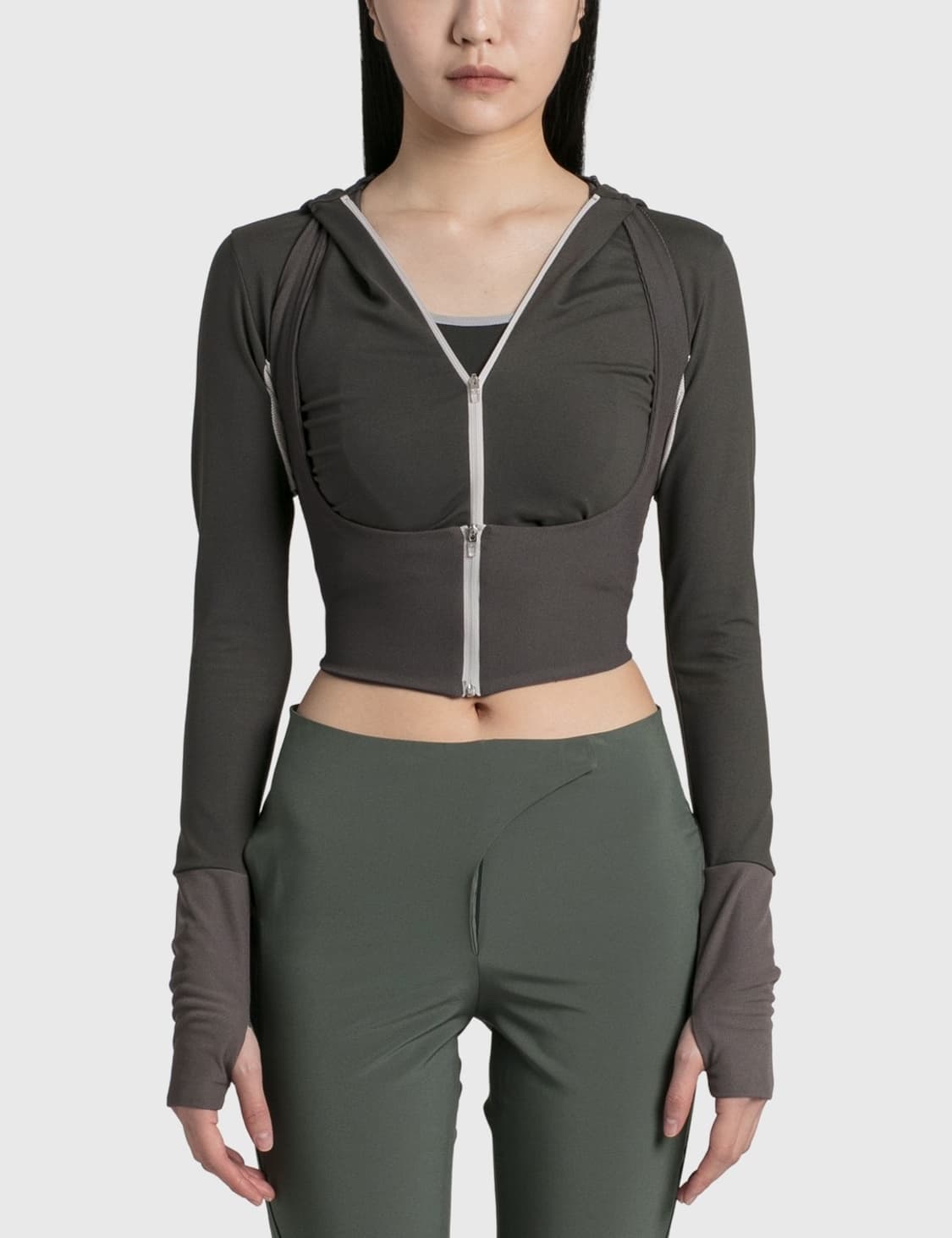 혜인서 Hyeinseo 레이어드 크롭탑 3사이즈 상품이미지1