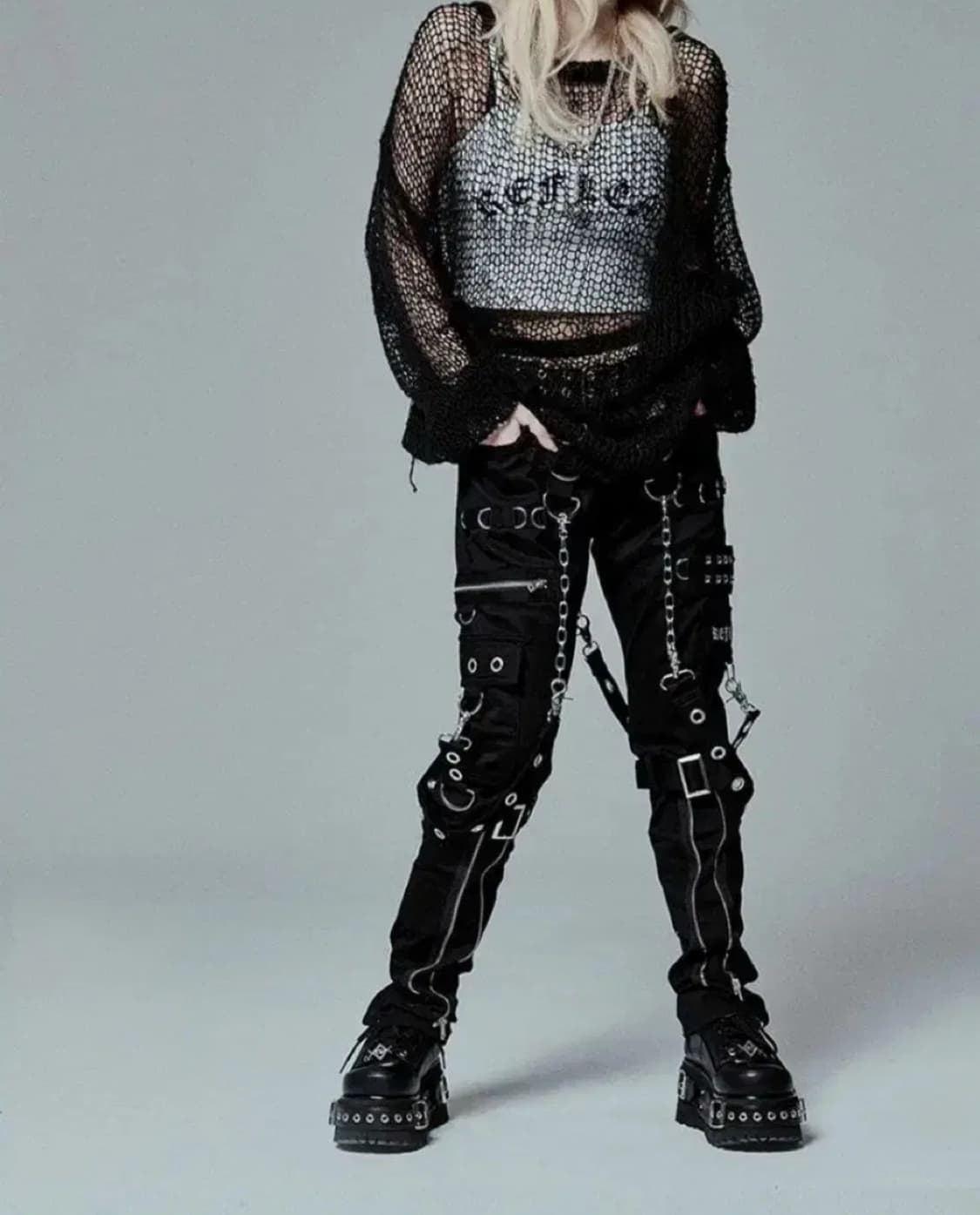 reflem 레플렘 D링 팬츠 펑크 punk 상품이미지1