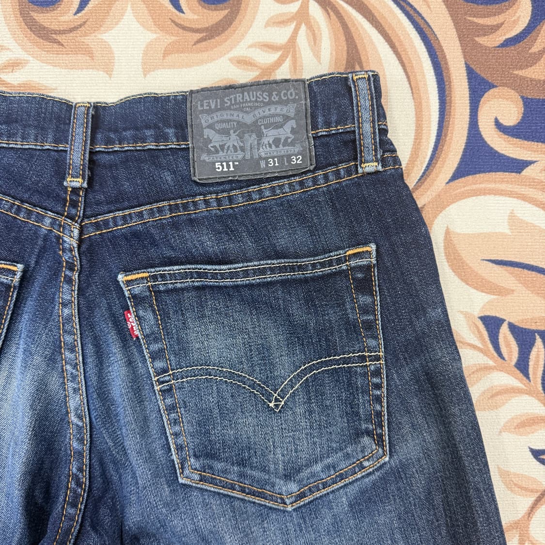 (31)리바이스Levis 511 워싱 데님팬츠 상품이미지2