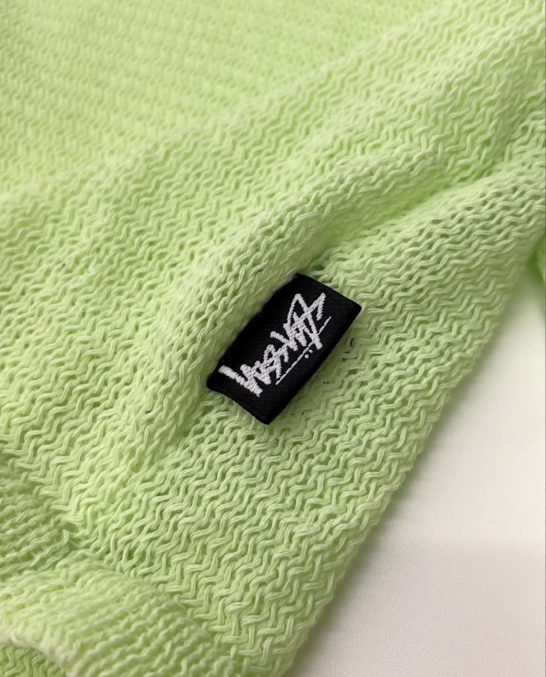 STUSSY 스투시 라이트 센서티브 그린 니트  상품이미지5