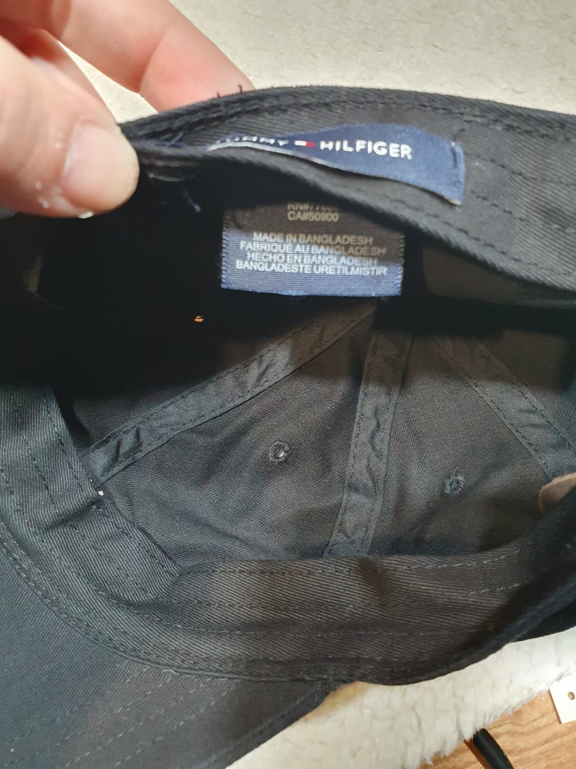 타미힐피거 블랙 볼캡 모자 상품이미지7