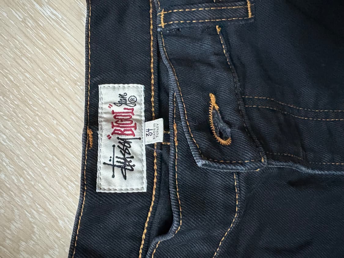 Stussy Denim Big OL' Jean Washed Black 상품이미지2
