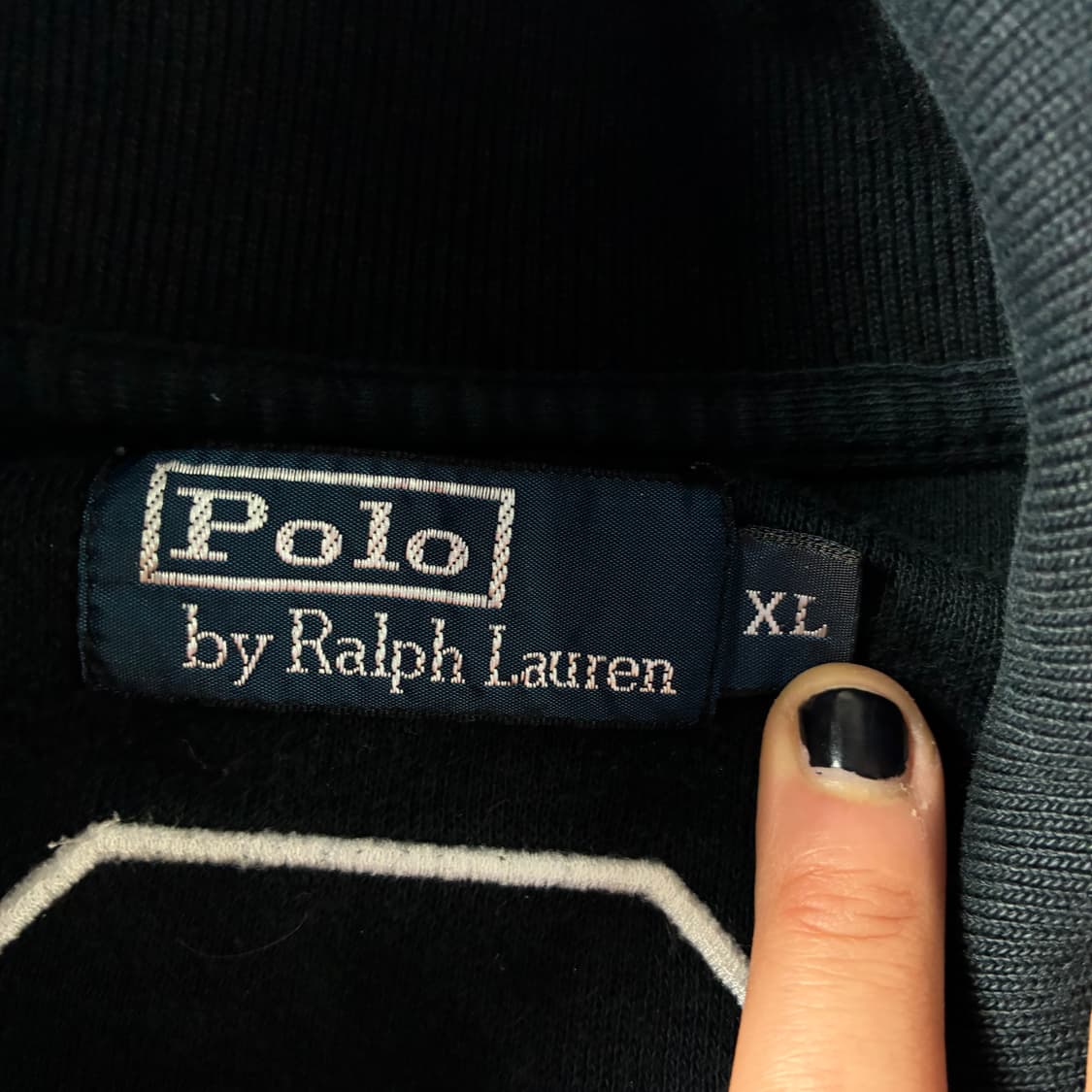 Polo  폴로 랄프로렌 자메이카 빅포니 블랙 코튼 집업  상품이미지6