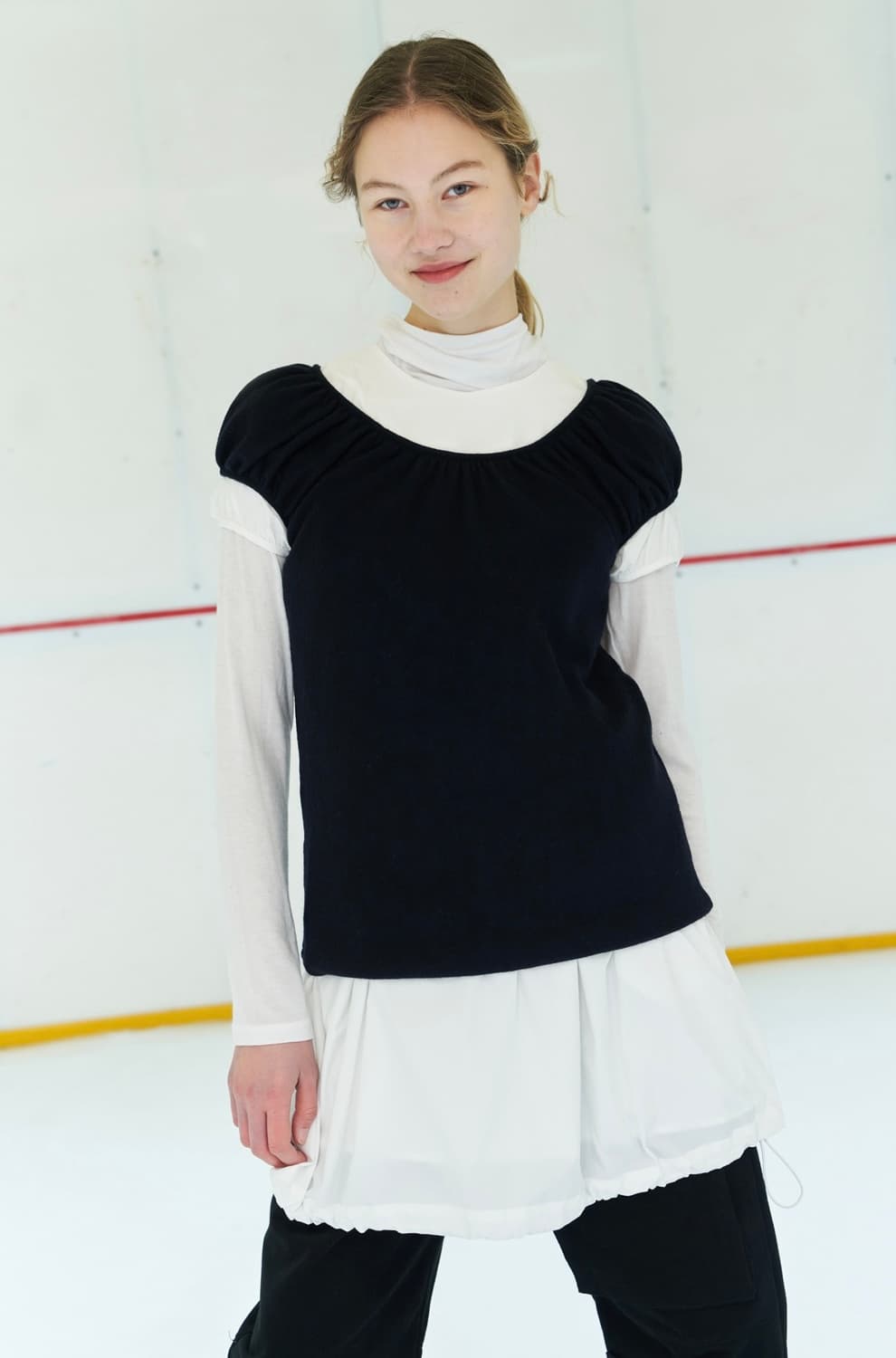 페스토 울셔링 블라우스 다크레이크 상품이미지1