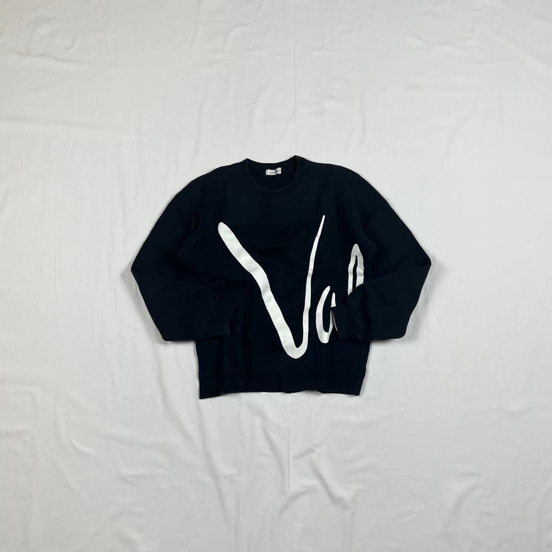 90‘s 가라바니발렌티노 valentino 스포츠 로고 맨투맨 상품이미지1