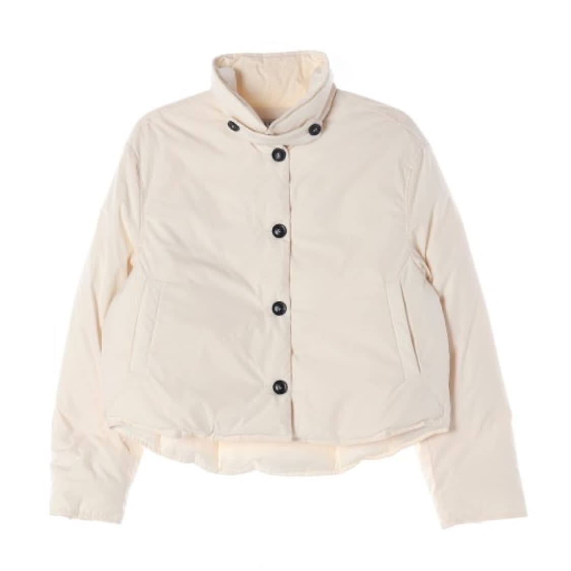 유라고 22fw 덕다운 카라 숏패딩 블랙 상품이미지1