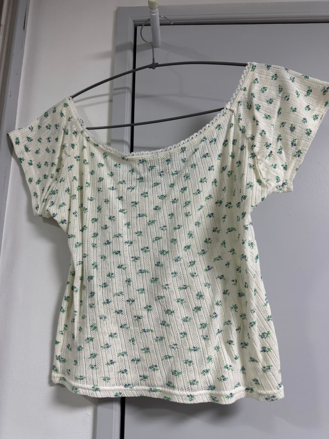 플리즈노팔로우 엠마리본 쇼츠탑 아이보리 상품이미지3