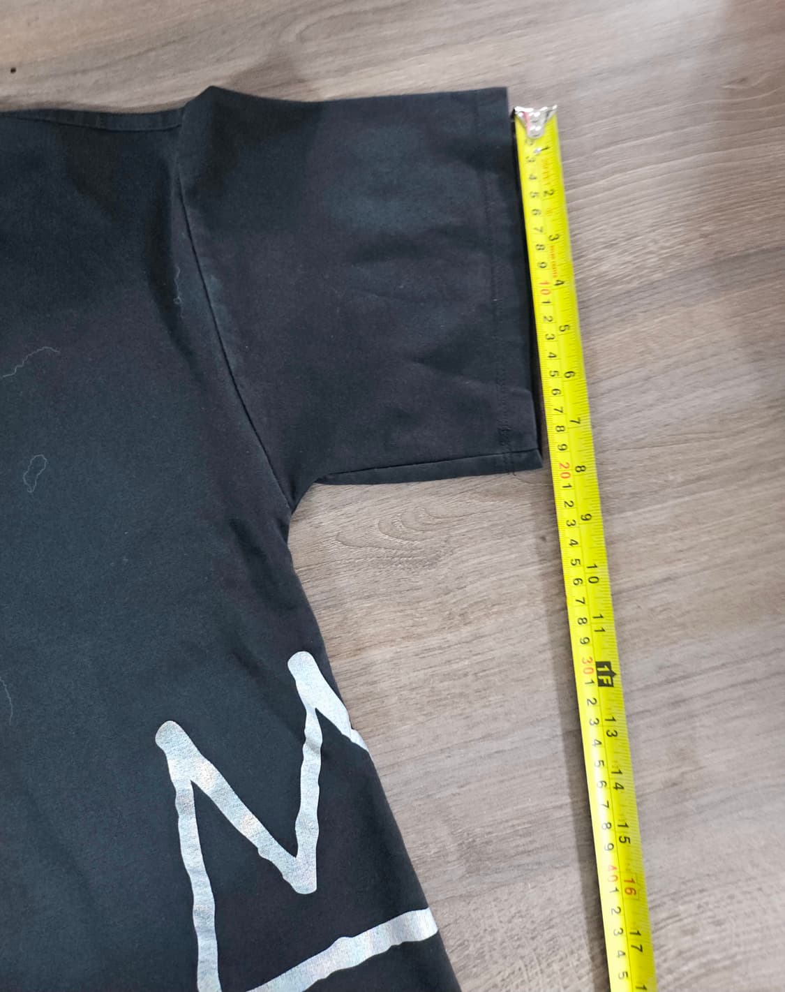 장ㅡ미쉘 바스키아 프린팅 반팔 티셔츠 블랙 90 오버핏 상품이미지6
