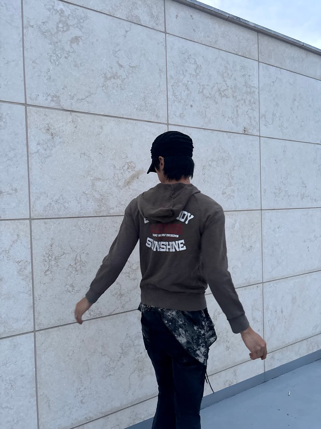 “TC SURF” Y2K Print Hoodie Zip Up 상품이미지3