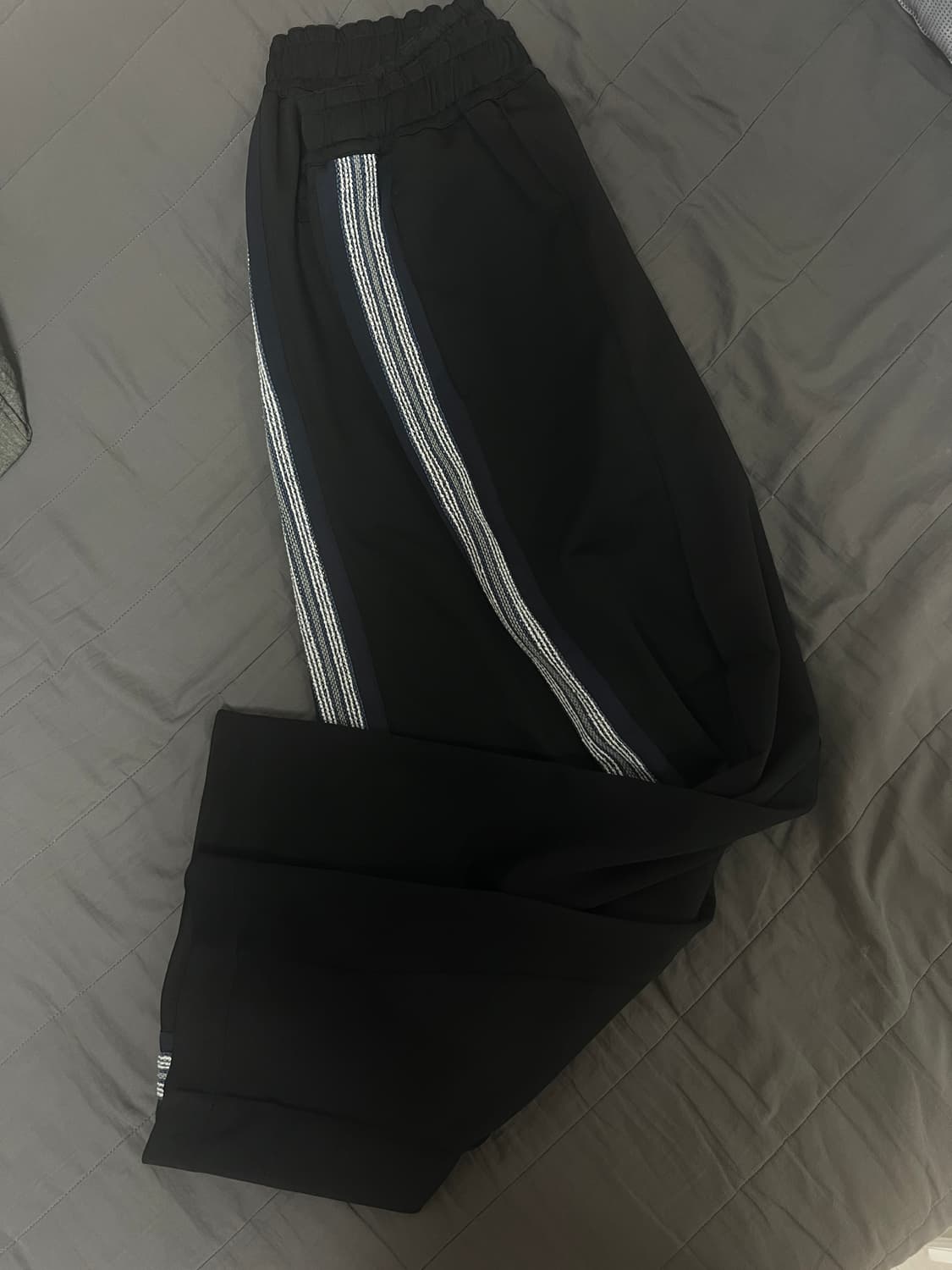 자카드 트랙팬츠 다크네이비 1사이즈 상품이미지1