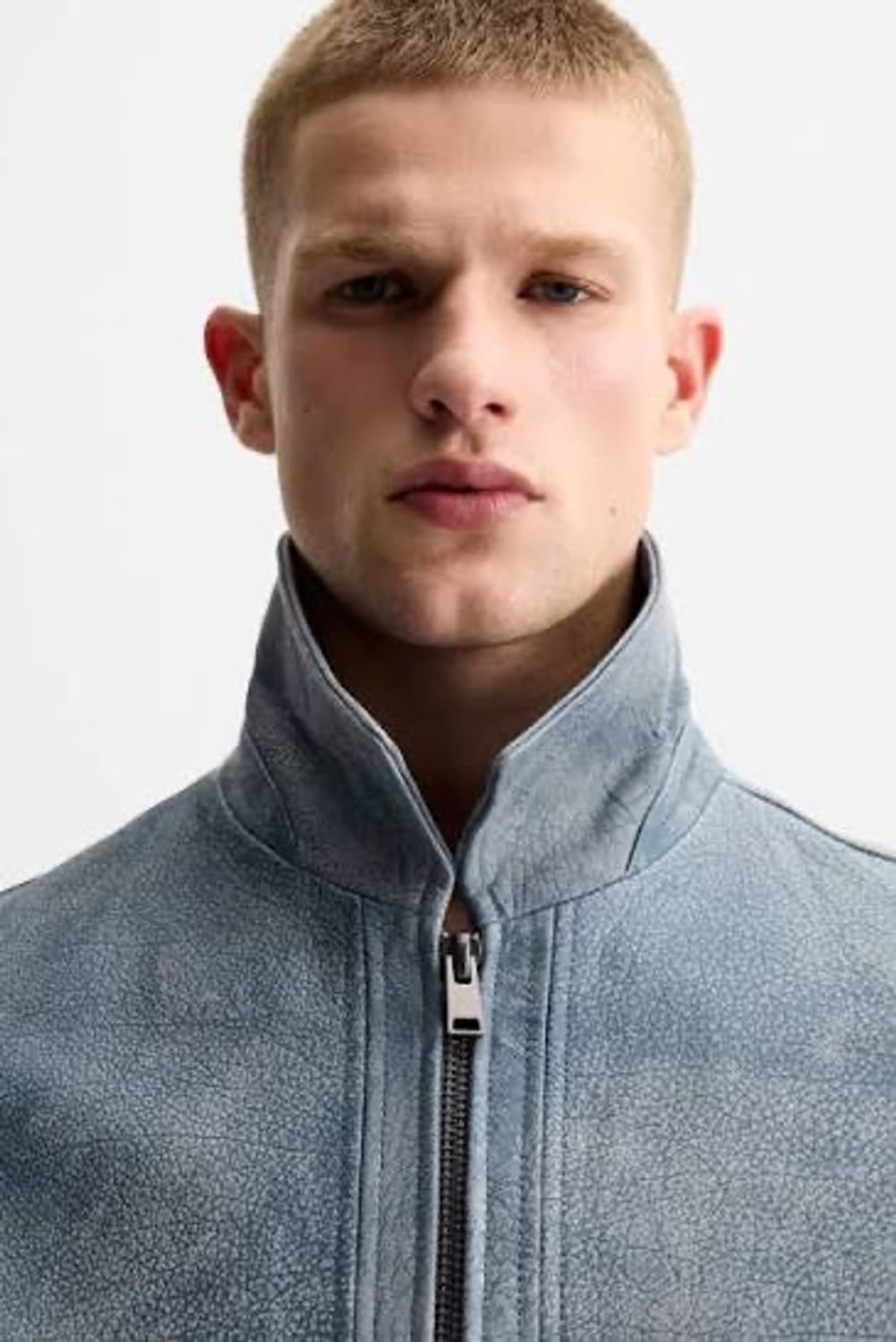 자라 워시드 레더 자켓  상품이미지5