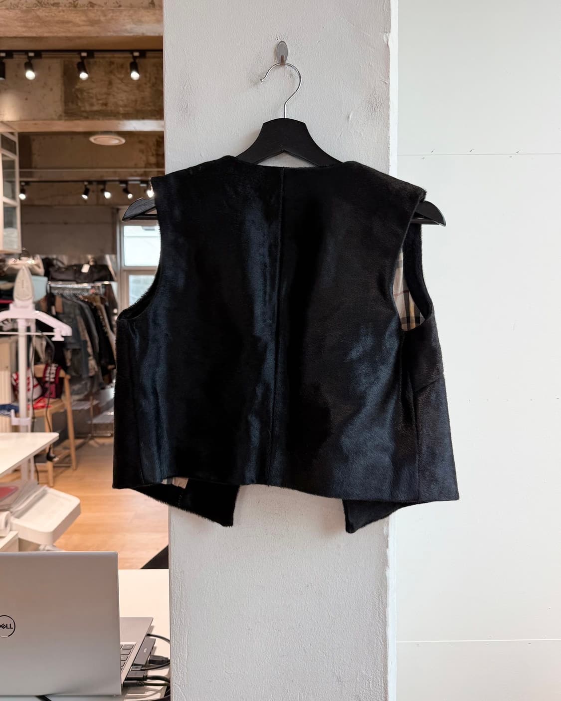 버버리 블랙 송치 베스트 자켓 상품이미지7