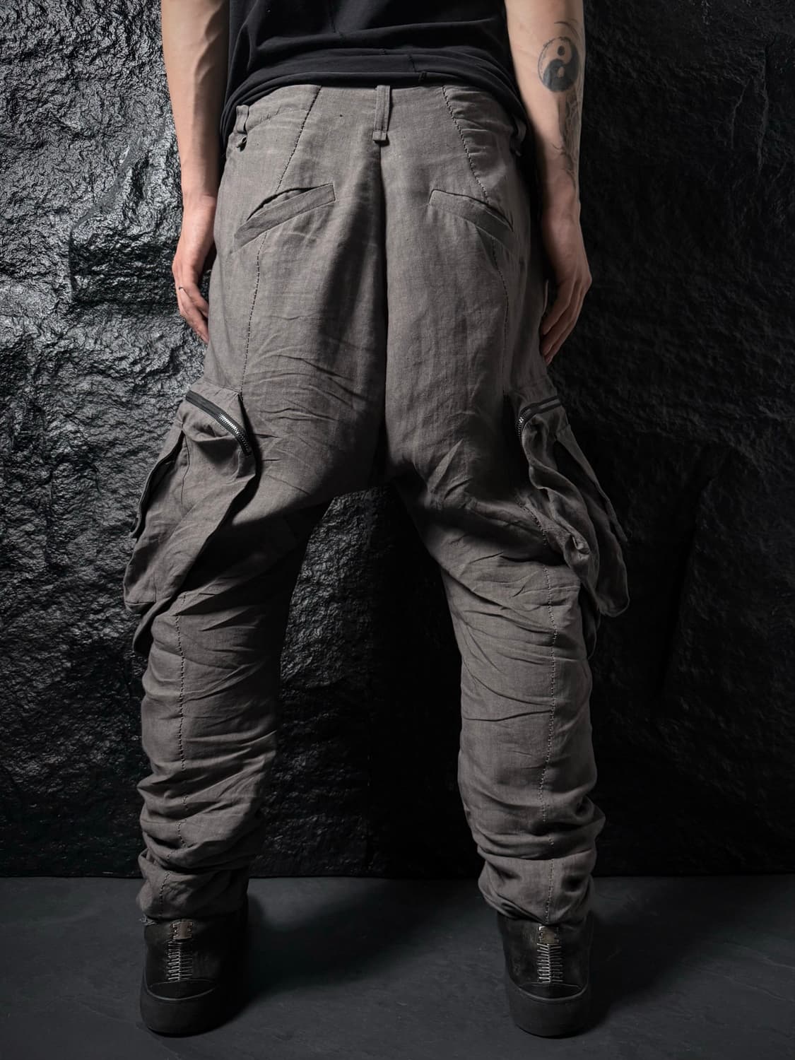 Masnada Linen Cargo Pants   상품이미지2