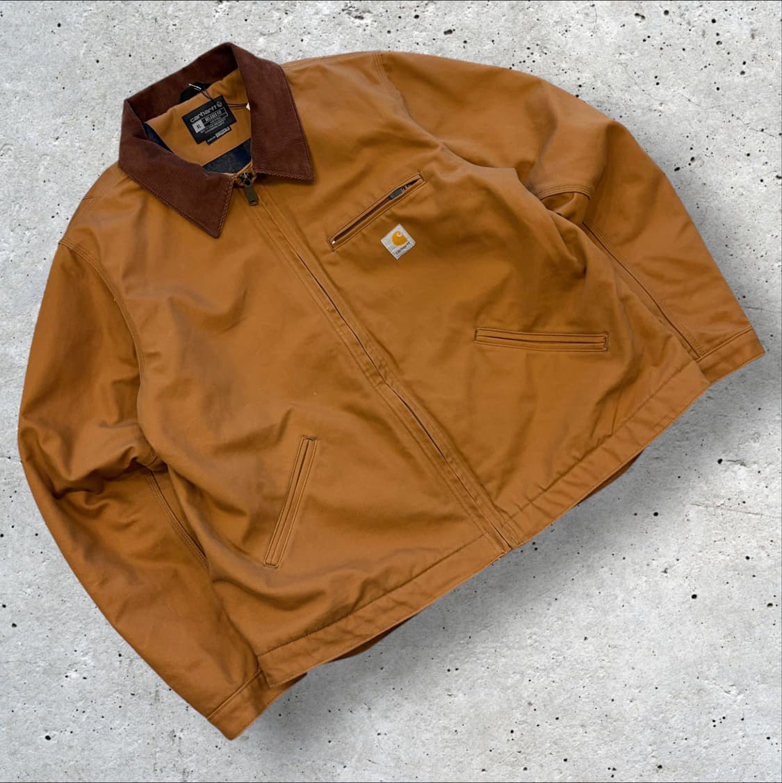 [XL] 칼하트 디트로이트 브라운 덕 캔버스 자켓 D108 상품이미지1