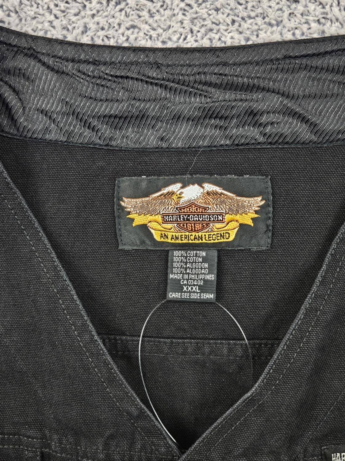 할리데이비슨 캔버스 워크 베스트 조끼 ( 3XL ) / 11774 상품이미지7