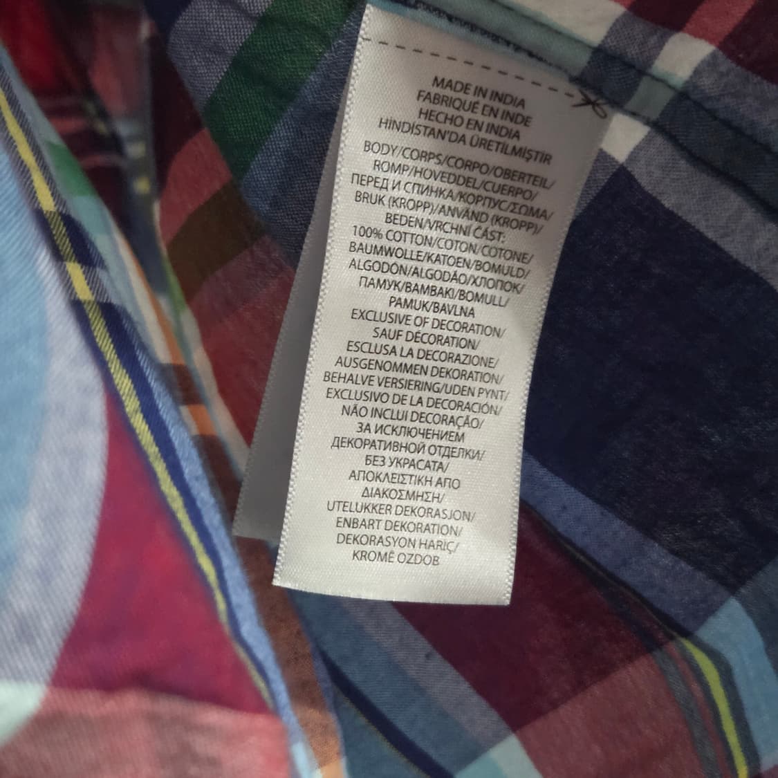 폴로랄프로렌 걸즈 슬리브리스 체크셔츠 원피스 16 상품이미지4