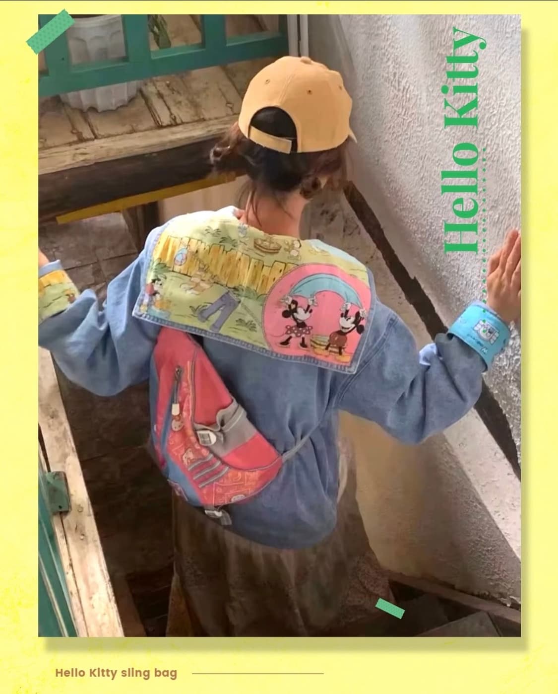 (새상품) 헬로키티 핑크 슬링백 / 헬로키티 숄더백 상품이미지2