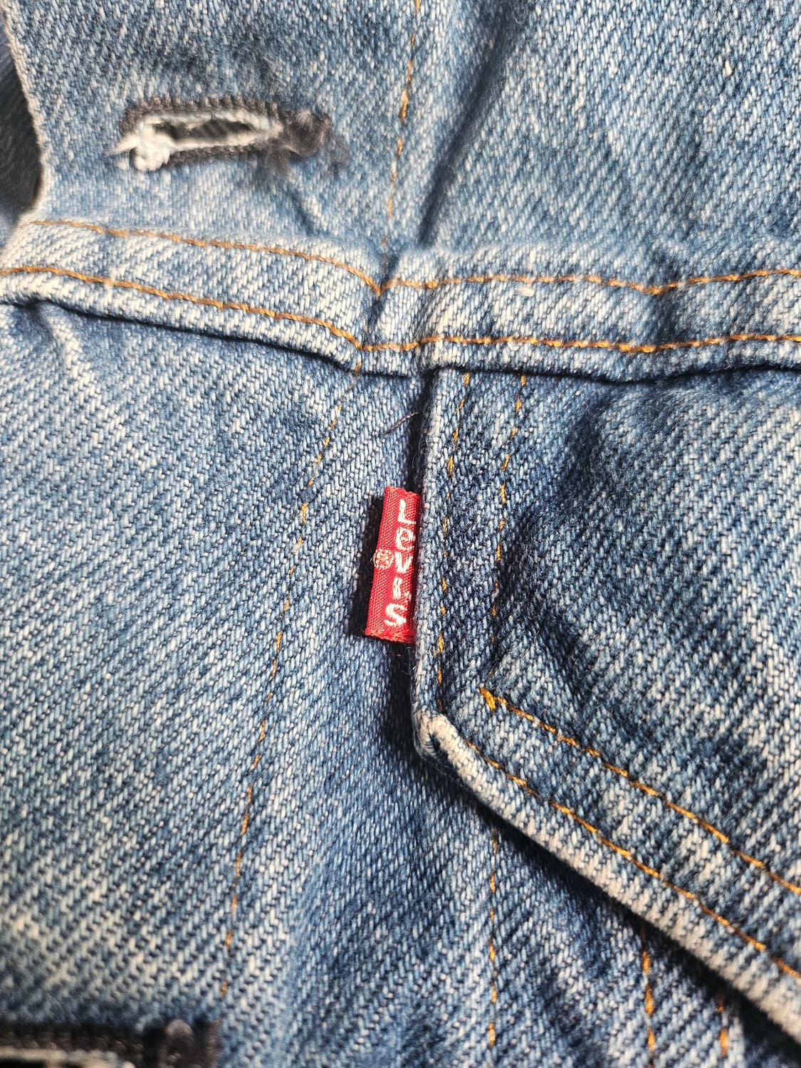 80s 리바이스 70505 데님 자켓 상품이미지3