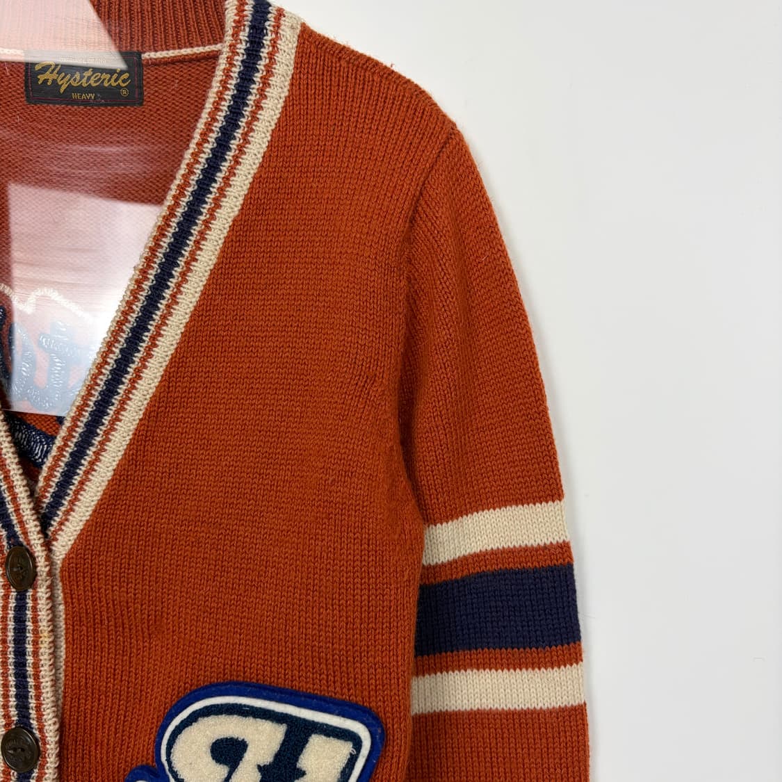 히스테릭글래머 레터맨 니트 가디건 상품이미지3