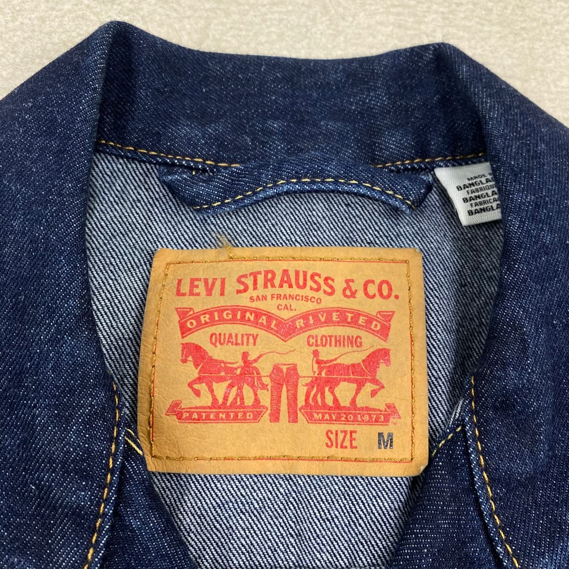 리바이스 레드 탭 패치워크 리메이크 데님 트러커 자켓 (98) 상품이미지8