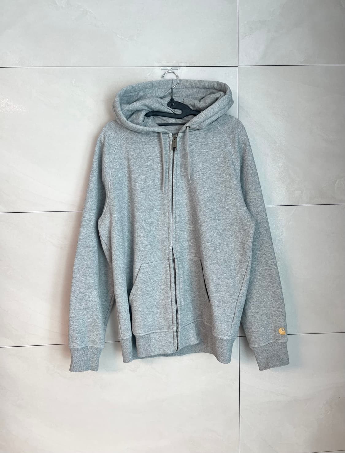 칼하트 그레이 후드집업 (M) 상품이미지1