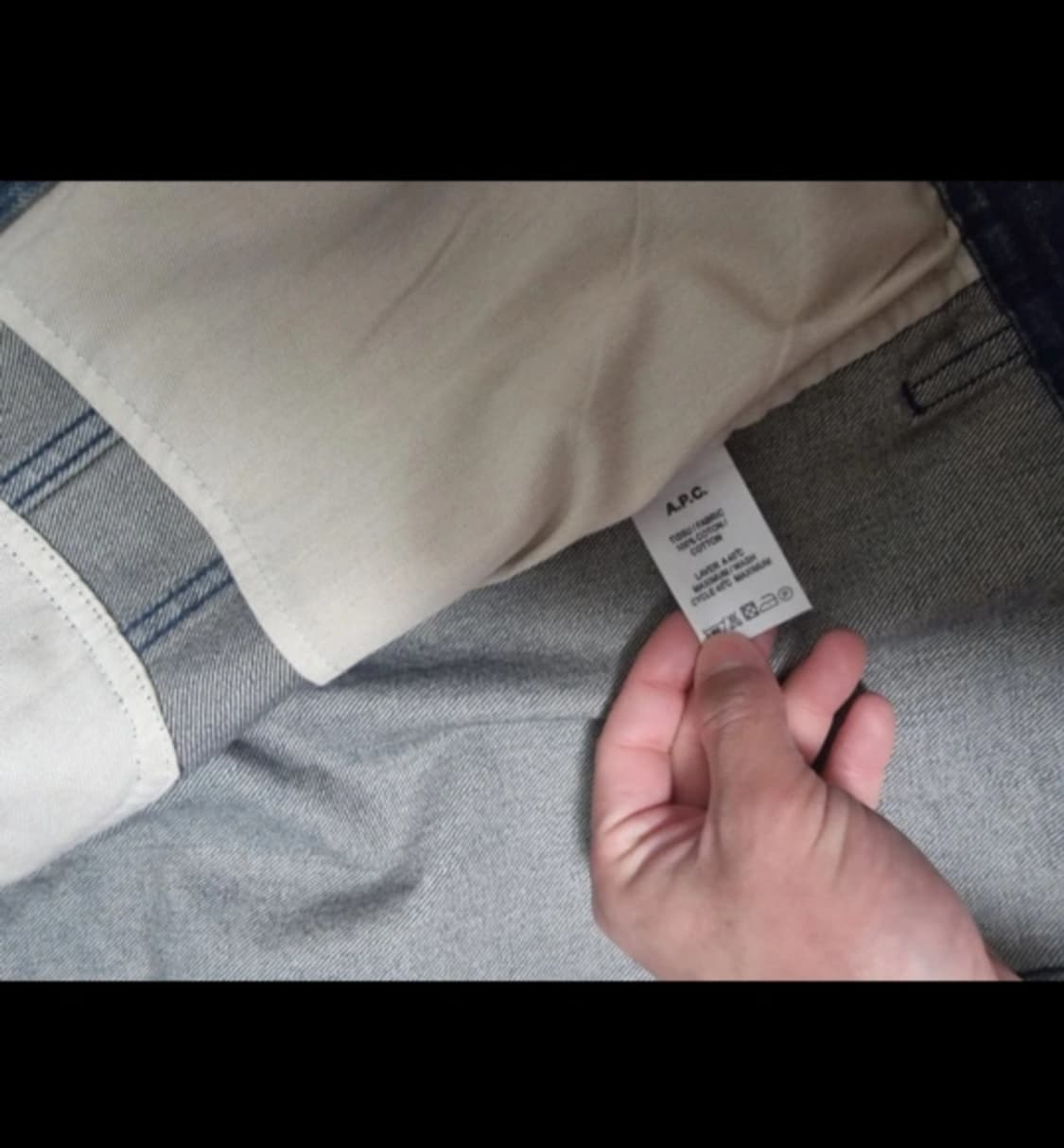 아페쎄 A.P.C 지드래곤 청자켓L 팔아요 상품이미지4