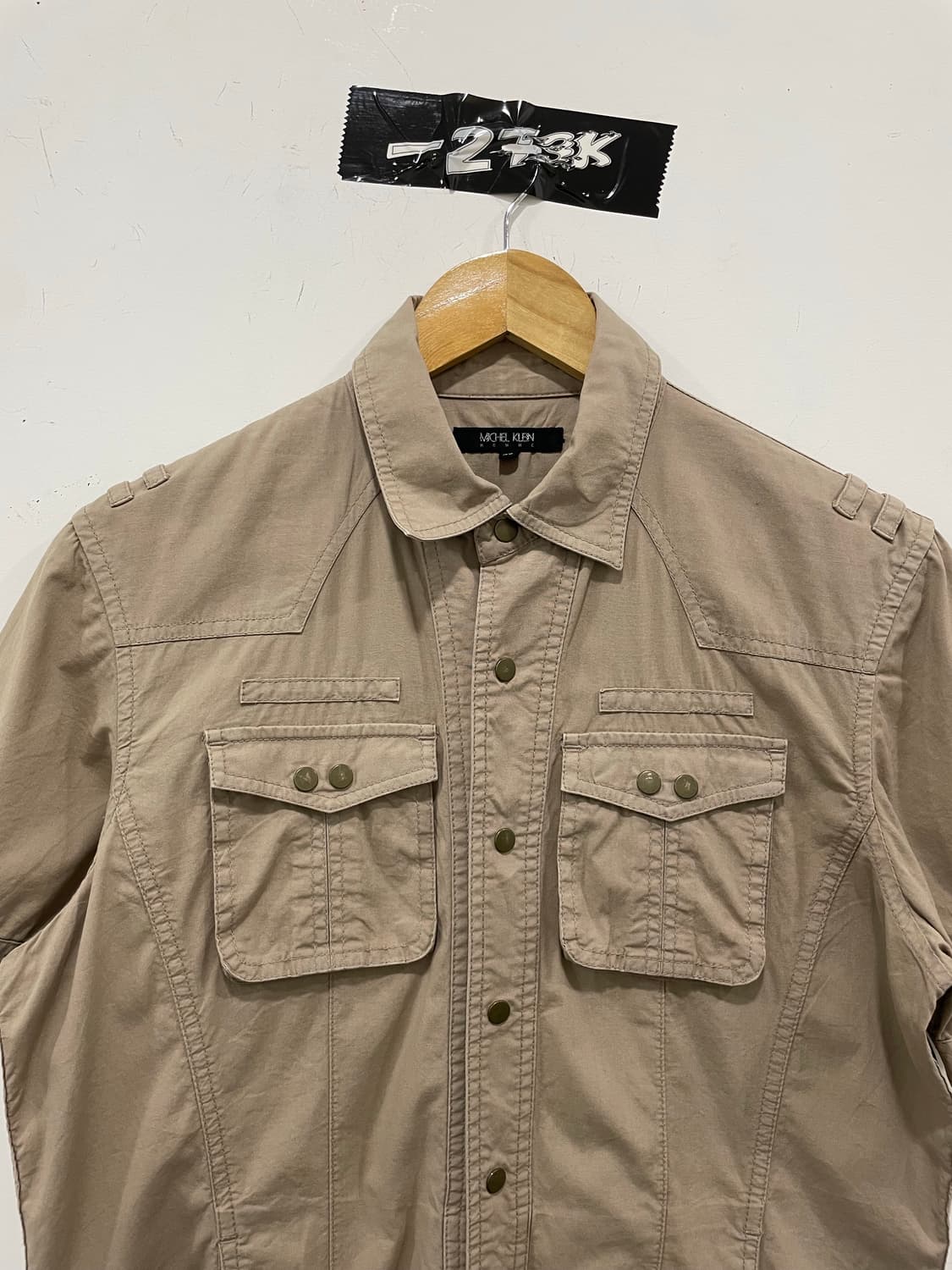 Jpn 빈티지 사파리 밀리터리 반팔셔츠 상품이미지7