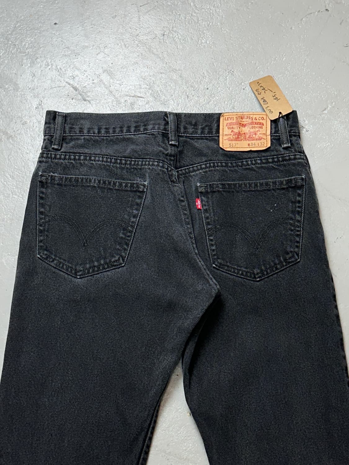 00's 리바이스 517 블랙 부츠컷 플레어진 상품이미지6