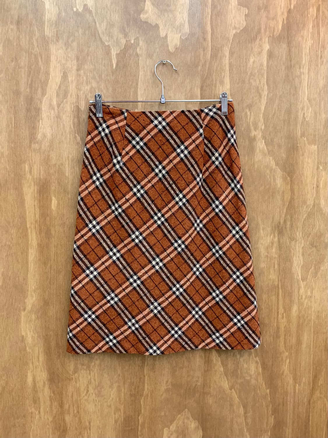 Burberry 버버리 블루라벨 체크 울 스커트 상품이미지4