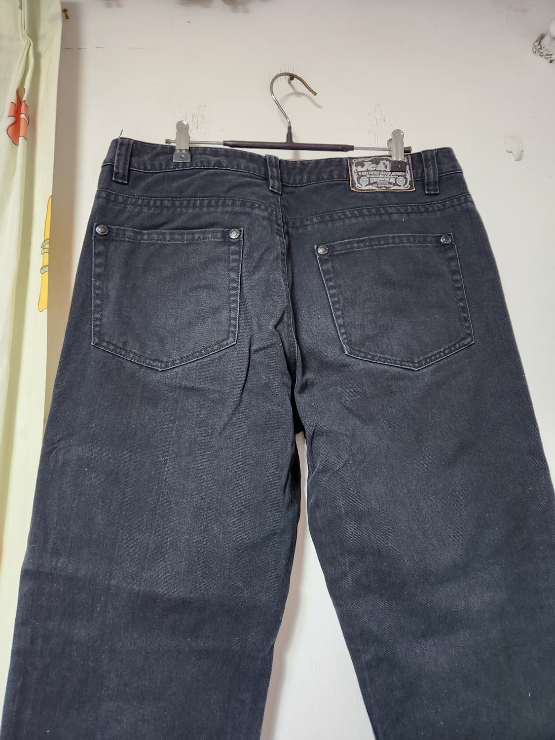 빈티지 검정 데님바지 블랙진32(33) 상품이미지4