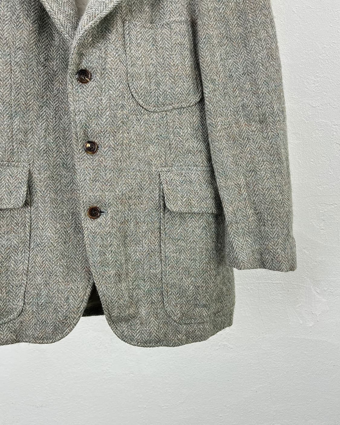 폴로 랄프로렌 해링본 트위드 울 블레이저 자켓 상품이미지5