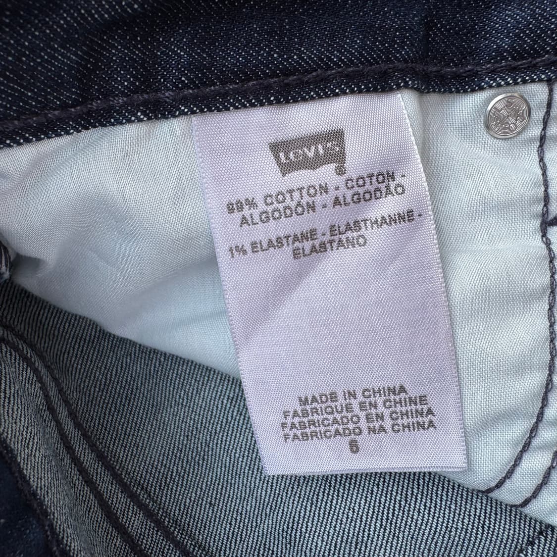 리바이스 데님 미니 스커트 상품이미지5