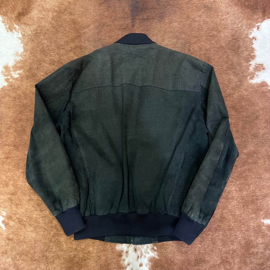 90's 빈티지 레더 블루종 상품이미지7