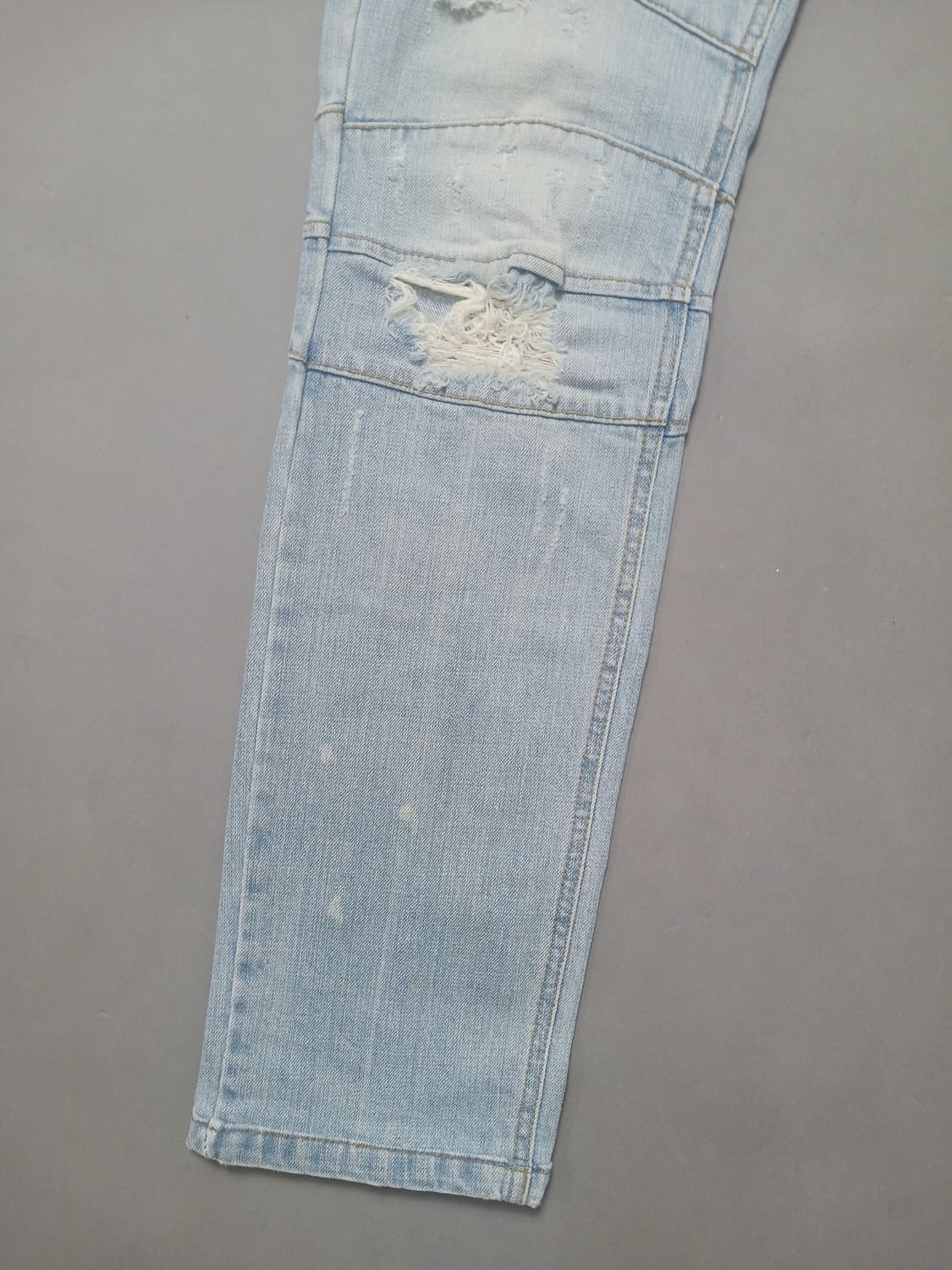 [32] 발망 연청 디스 바이커진 청바지 상품이미지3
