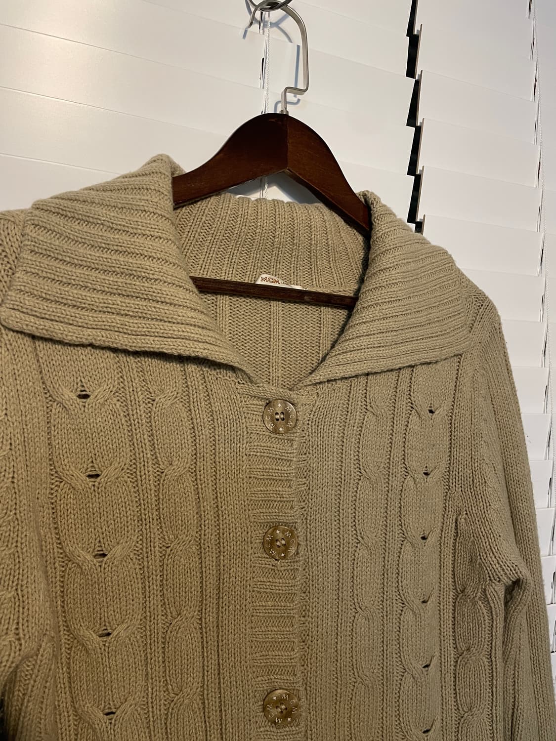 MCM 롱 니트 가디건 상품이미지5