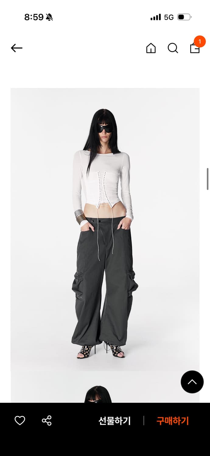 2000아카이브스 XENA CORSET TOP (white) 상품이미지2