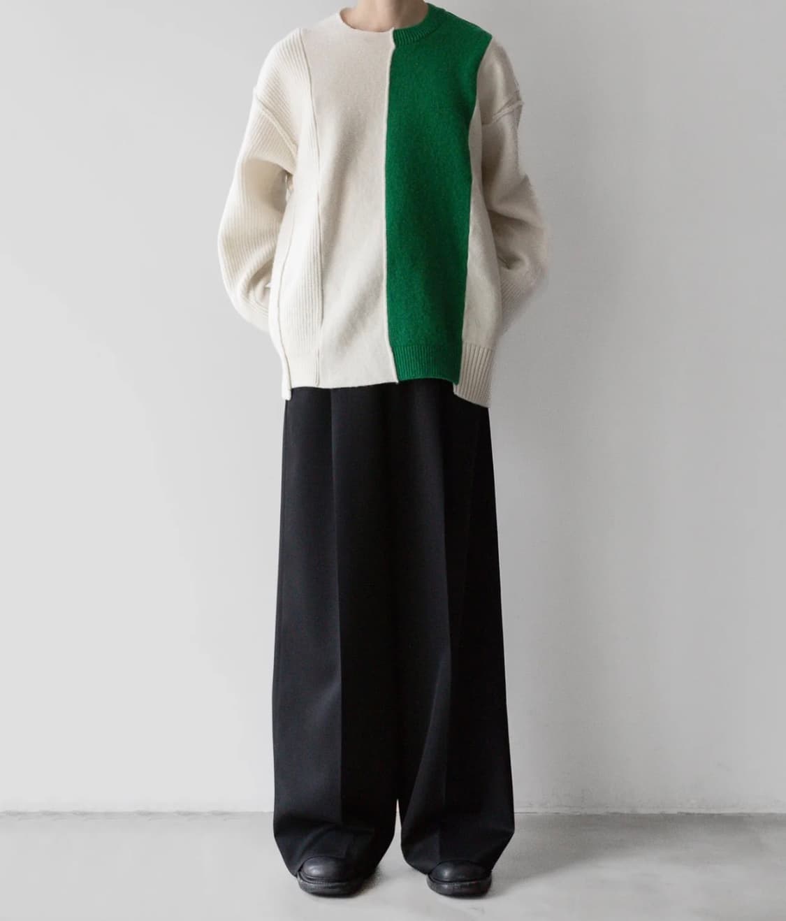 Stein(슈타인) oversized multi patch knit 상품이미지5