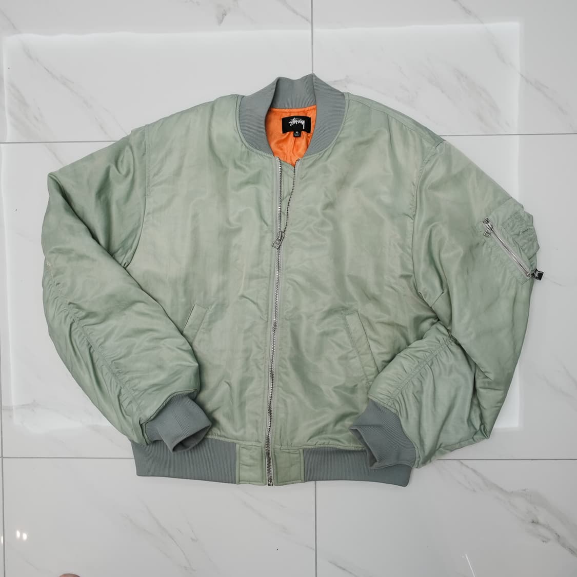 [XL] 스투시 다이드 나일론 봄버스톤 상품이미지1