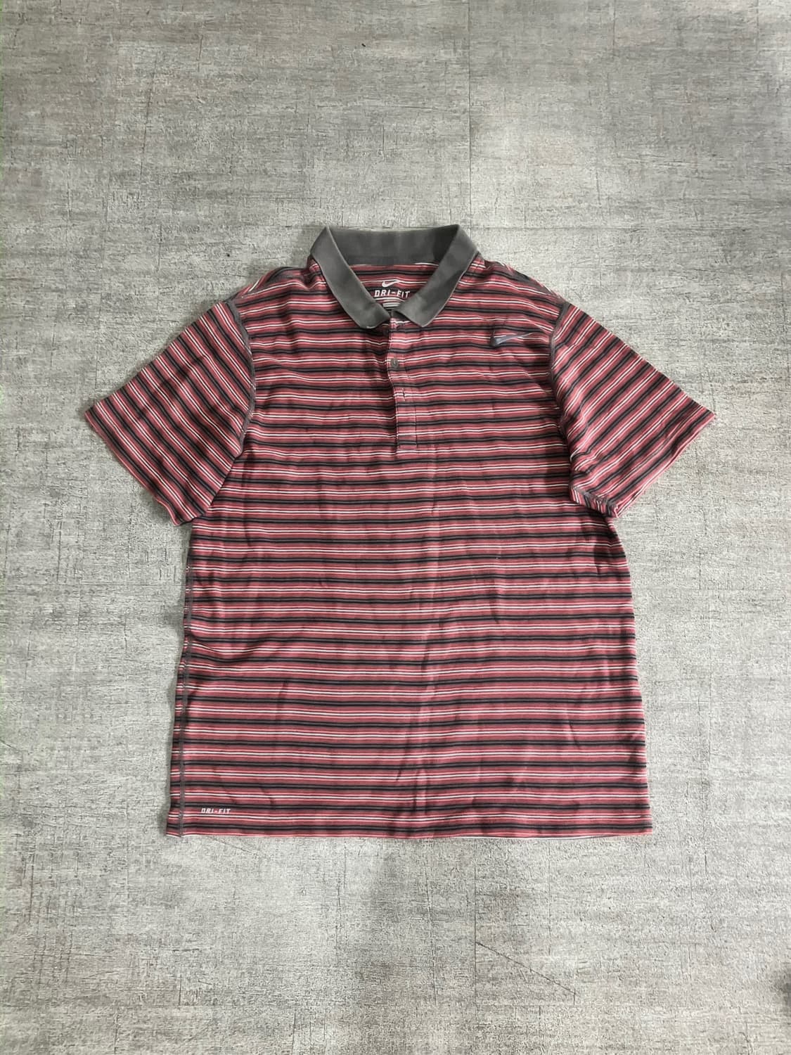 Nike 나이키 올드스쿨아메카지 스트릿 스트라이프 반팔카라티셔츠 상품이미지1