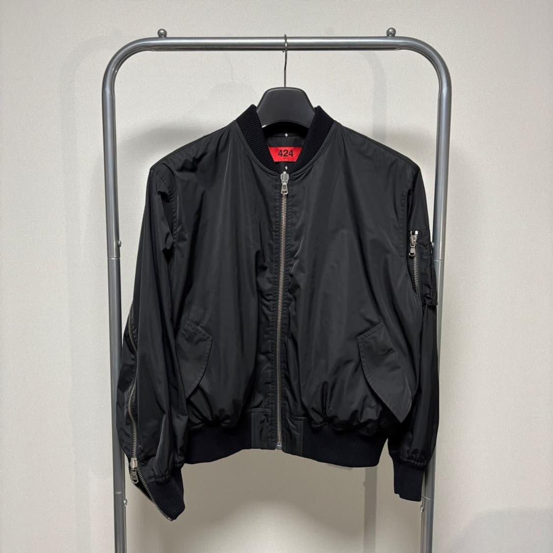 S) 424 포투포 리버서블 크롭 MA-1 자켓 상품이미지1